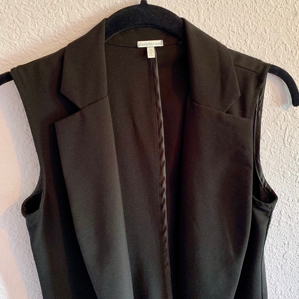 Long Line Blazer Vest